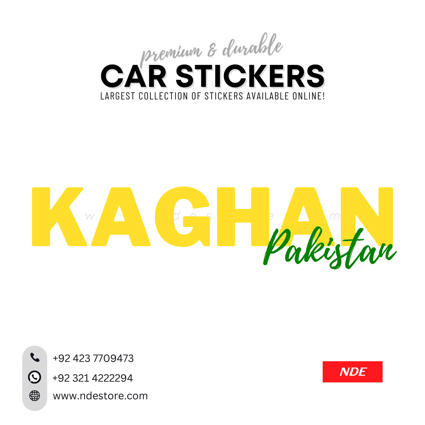 STICKER PAKSITAN CITY COLLECTION (SKU:14160) - ndestore.com