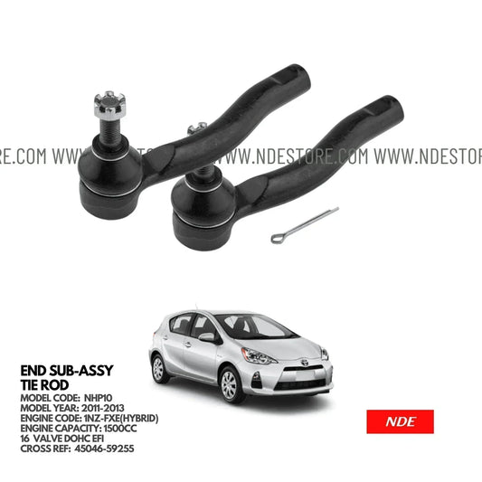 TIE ROD END ASSY FOR TOYOTA AQUA (2011-2013) - ndestore.com
