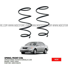 SHOCK ABSORBER COIL SPRING FRONT FOR TOYOTA COROLLA 2.0D (2002-2005) - ndestore.com