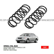 SHOCK ABSORBER COIL SPRING REAR FOR TOYOTA COROLLA 2.0D (2002-2005) - ndestore.com