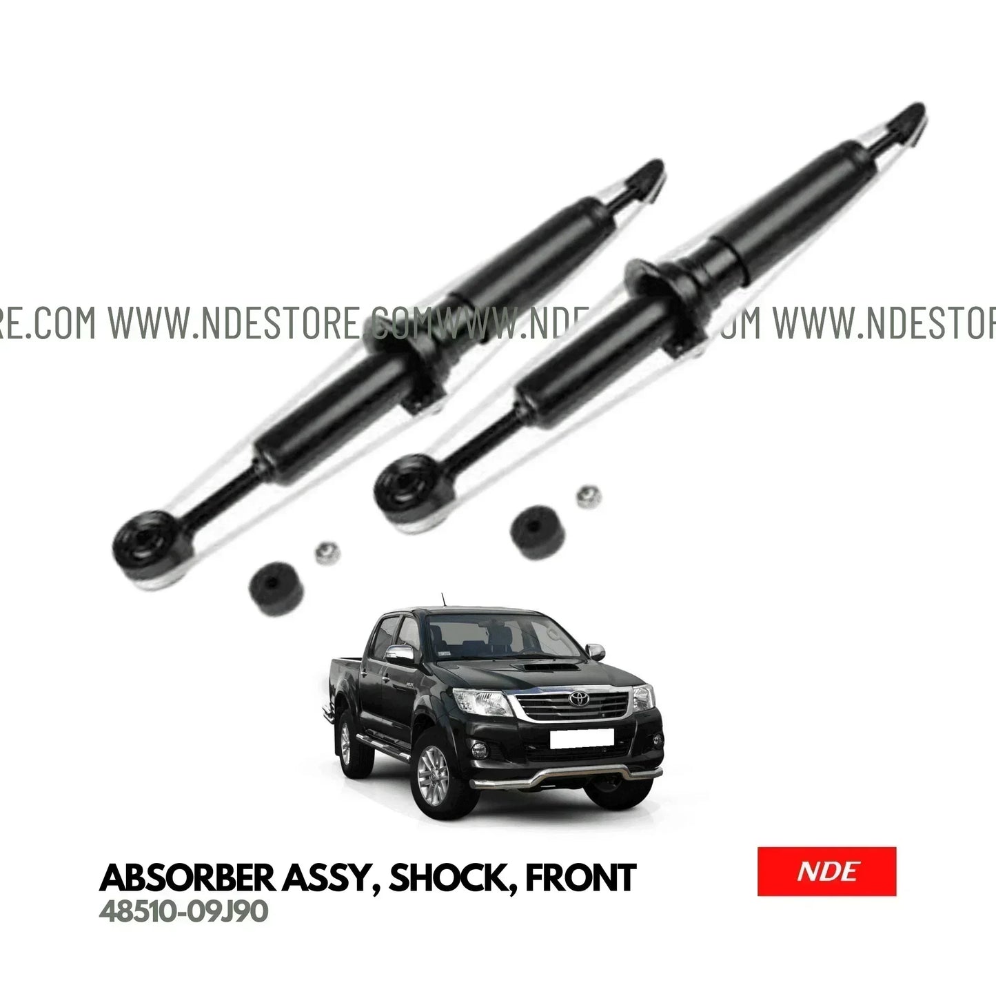 SHOCK ABSORBER ASSY FRONT GENUINE FOR TOYOTA HILUX - ndestore.com