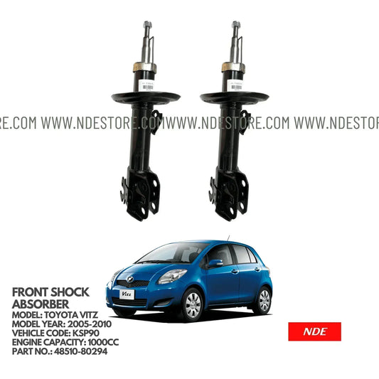 SHOCK ABSORBER ASSY FRONT FOR TOYOTA VITZ KSP90 (2005-2010) - ndestore.com