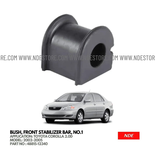 BUSH STABILIZER BAR FRONT FOR TOYOTA COROLLA 2.0D (2002-2005) - ndestore.com