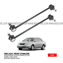 LINK ASSY FRONT STABILZER FOR TOYOTA COROLLA (2002-2008) - ndestore.com