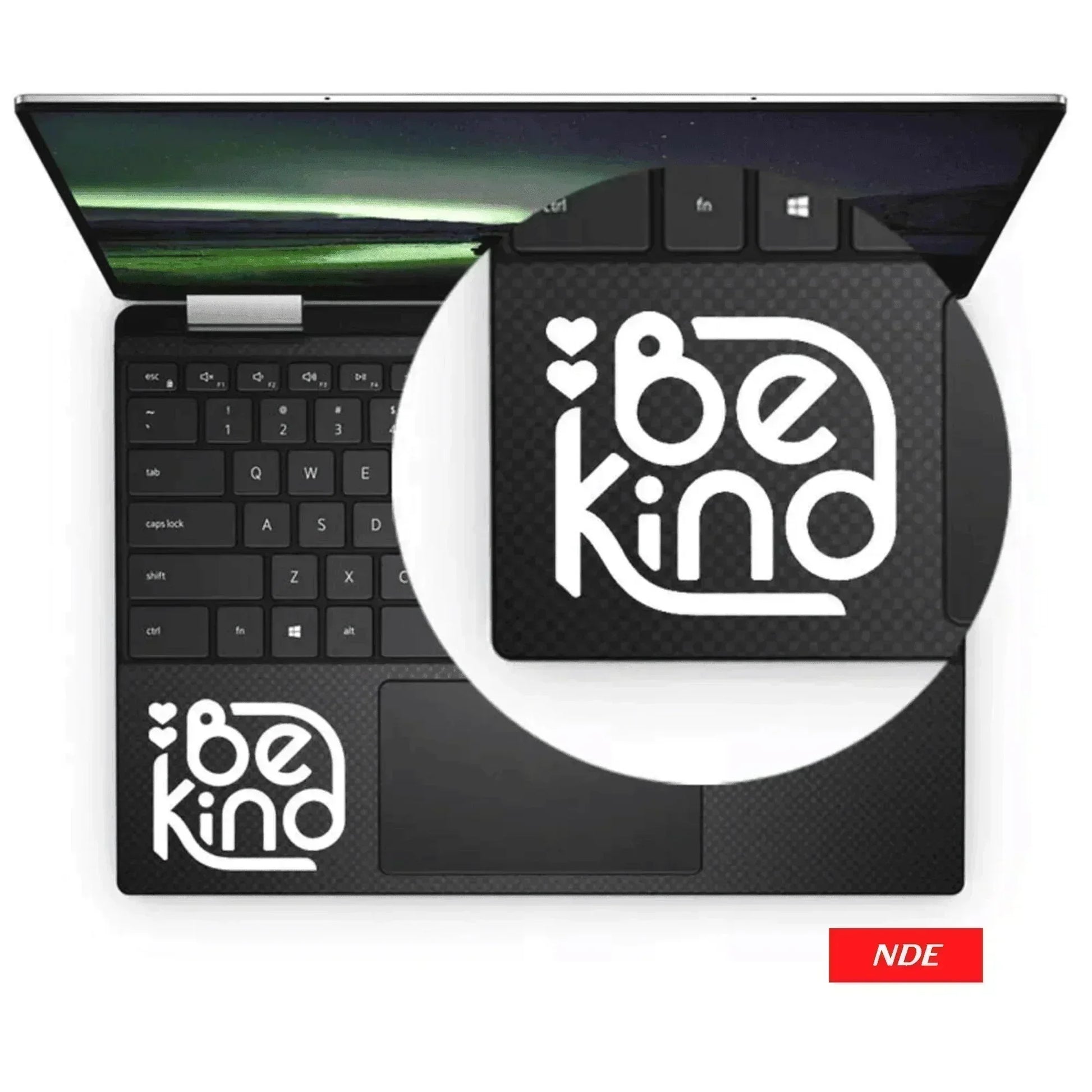 LAPTOP STICKER BE KIND - ndestore.com