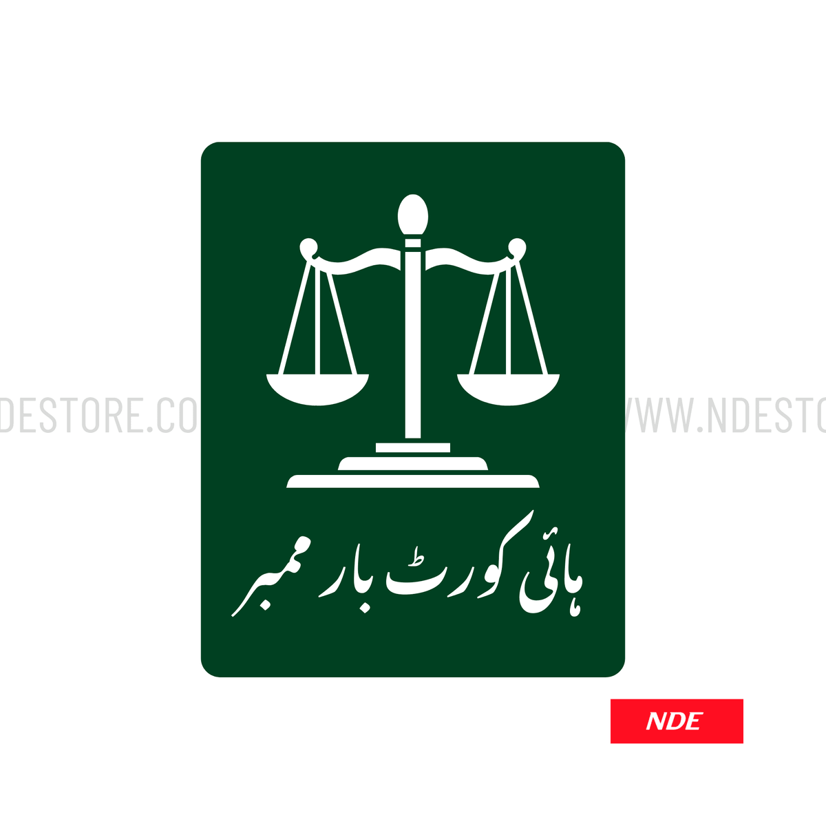 STICKER HIGH COURT BAR MEMBER - ndestore.com