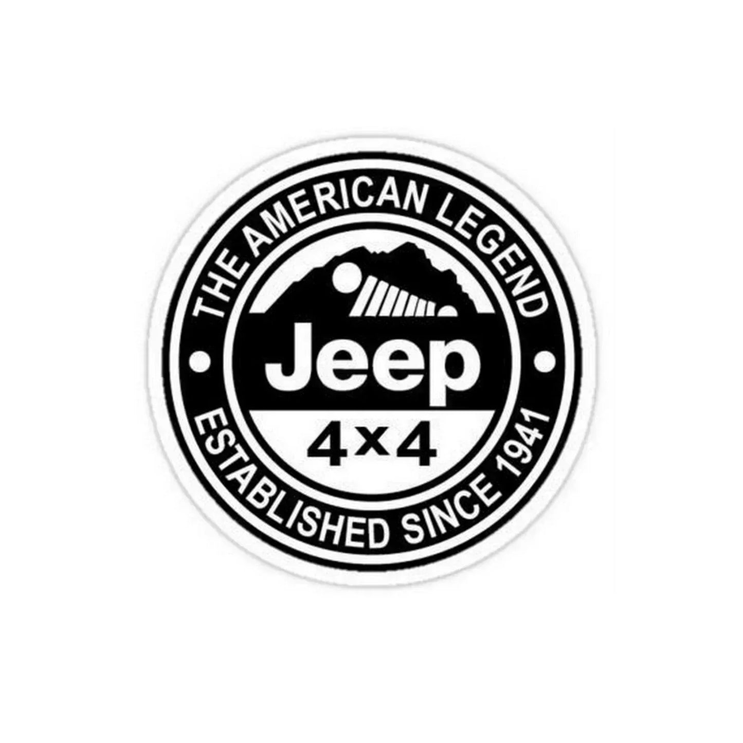 STICKER JEEP AMERICAN LEGEND 4x4 (SJ012) - ndestore.com