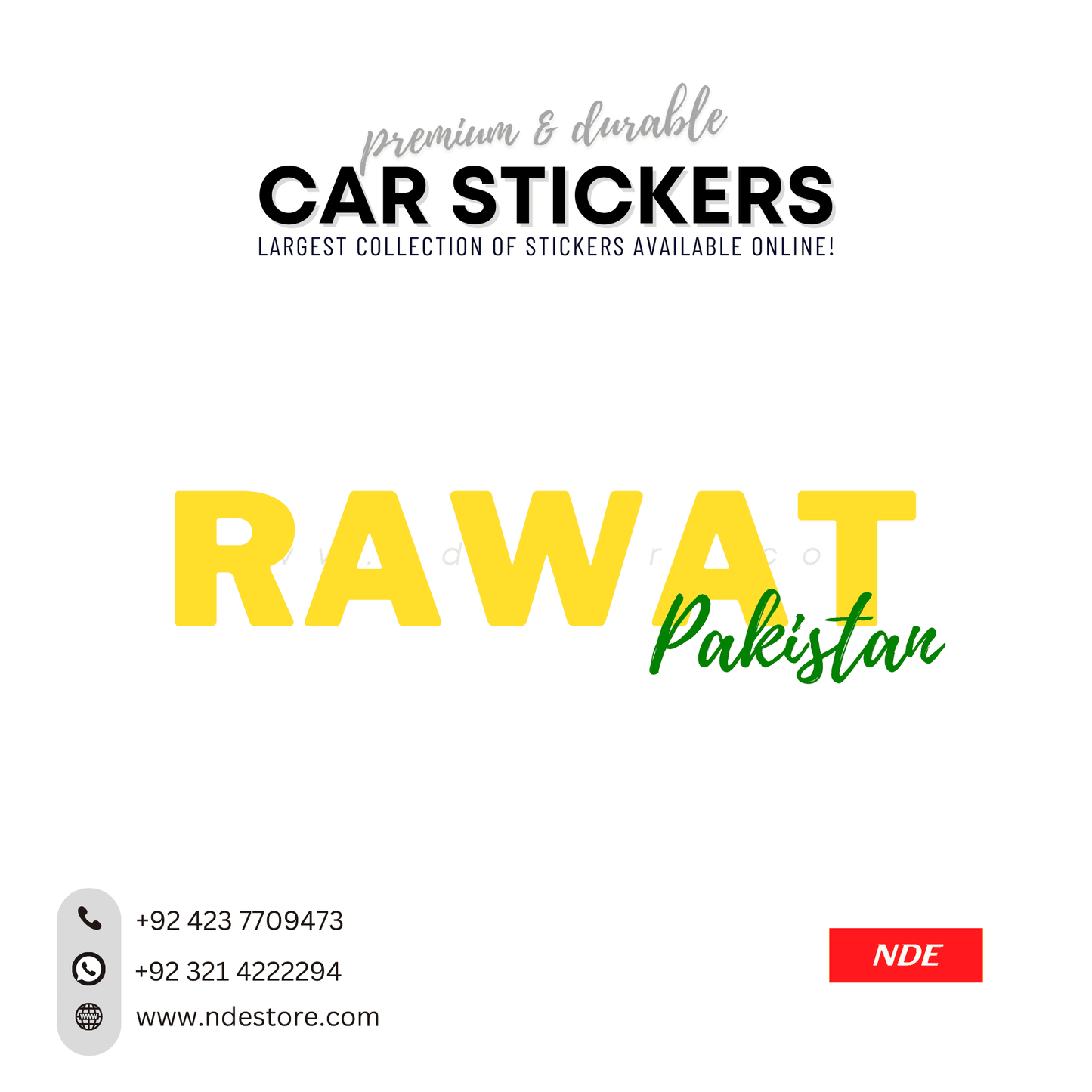 STICKER PAKSITAN CITY COLLECTION (SKU:14160) - ndestore.com