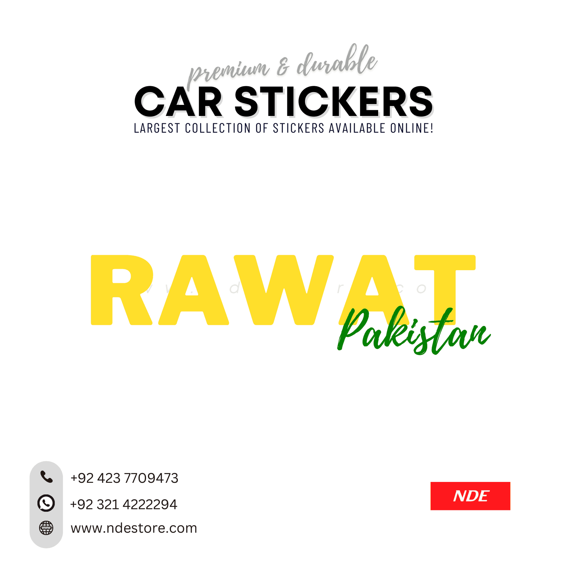 STICKER PAKSITAN CITY COLLECTION (SKU:14160) - ndestore.com