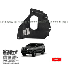 ENGINE SHIELD LEFT SIDE FOR TOYOTA FORTUNER (2013-2016) - ndestore.com