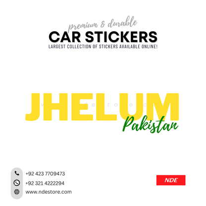 STICKER PAKSITAN CITY COLLECTION (SKU:14160) - ndestore.com