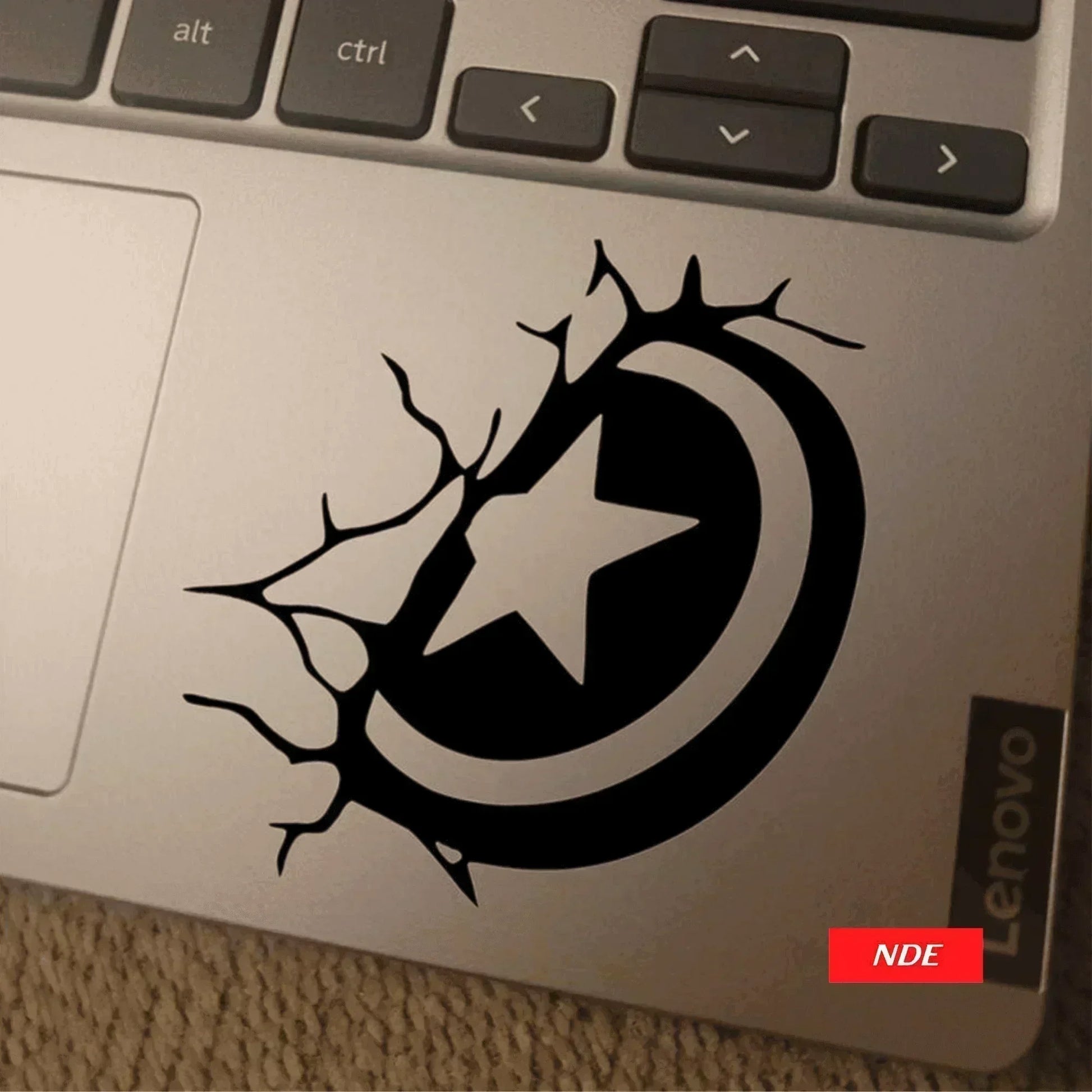 LAPTOP STICKER CAPTAIN AMERICA - ndestore.com