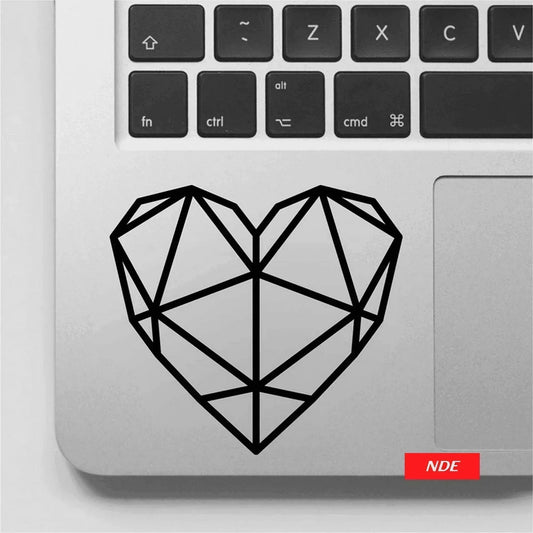 LAPTOP STICKER GEOMATRICAL HEART - ndestore.com