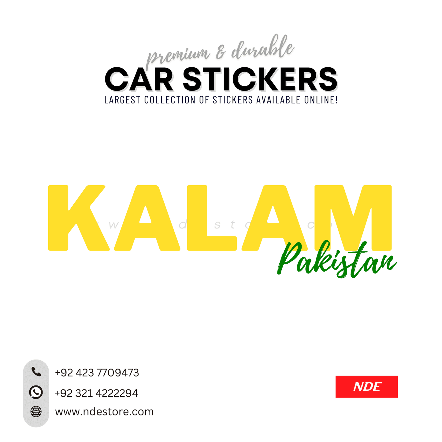 STICKER PAKSITAN CITY COLLECTION (SKU:14160) - ndestore.com