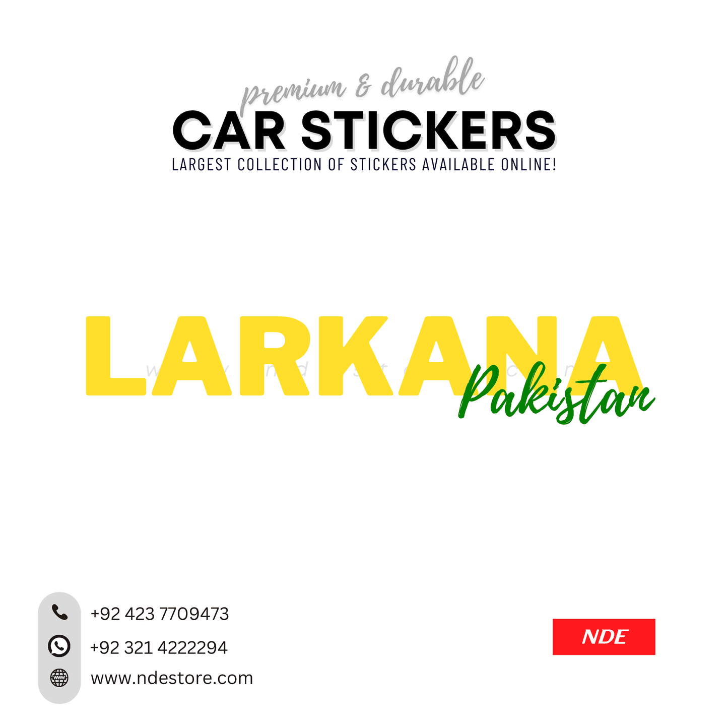 STICKER PAKSITAN CITY COLLECTION (SKU:14160) - ndestore.com