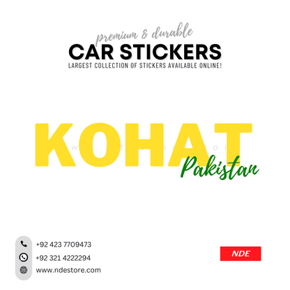 STICKER PAKSITAN CITY COLLECTION (SKU:14160) - ndestore.com