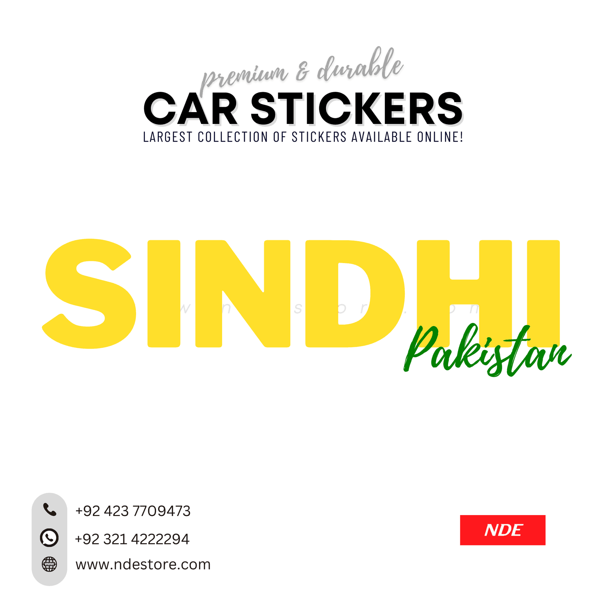 STICKER PAKSITAN CITY COLLECTION (SKU:14160) - ndestore.com