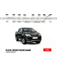 PLATE FRONT DOOR NAME FOR TOYOTA HILUX - ndestore.com