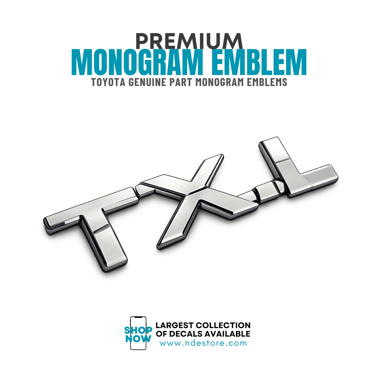 MONOGRAM EMBLEM GENUINE FOR TXL