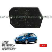 RESISTOR, BLOWER FOR TOYOTA VITZ KSP90 (2005-2010) - ndestore.com