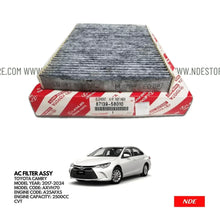 CABIN AC FILTER GENUINE FOR TOYOTA CAMRY JDM (2017-2025) - ndestore.com