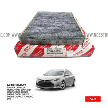 CABIN AC FILTER GENUINE FOR TOYOTA COROLLA JDM (2019-2025) - ndestore.com