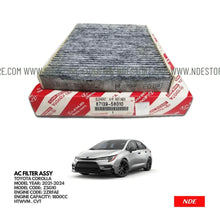 CABIN AC FILTER GENUINE FOR TOYOTA COROLLA JDM (2021-2025) - ndestore.com