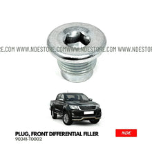 PLUG FRONT DIFFERNTIAL FILLER FOR TOYOTA HILUX - ndestore.com