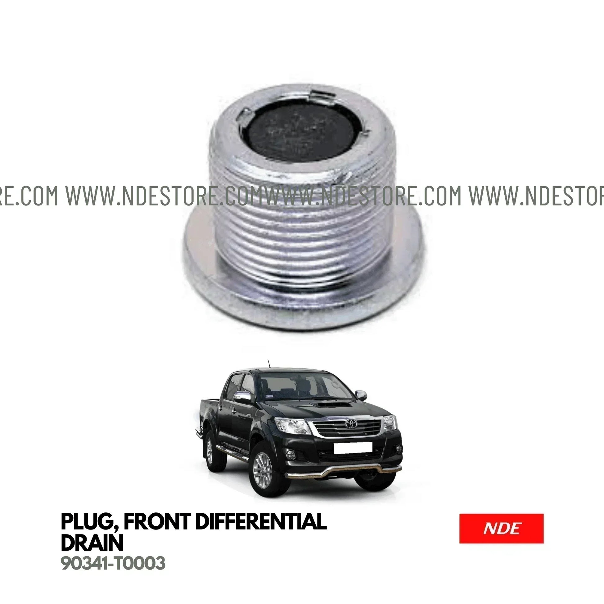 PLUG FRONT DIFFERNTIAL DRAIN FOR TOYOTA HILUX - ndestore.com