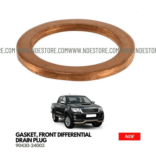 GASKET FRONT DIFFERNTIAL DRAIN PLUG FOR TOYOTA HILUX - ndestore.com