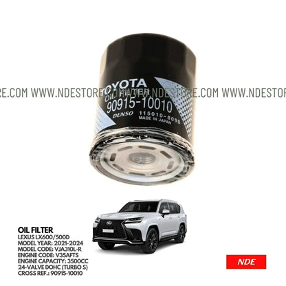 OIL FILTER FOR LEXUS LX600/500D (2021-2025) - ndestore.com