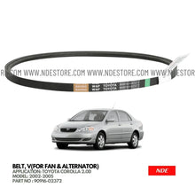 FAN BELT FOR TOYOTA COROLLA 2.0D (2002-2005) - ndestore.com