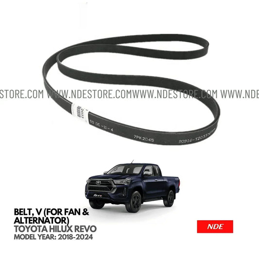 BELT V FOR FAN AND ALTERNATOR GENUINE FOR TOYOTA HILUX REVO - ndestore.com