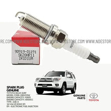 SPARK PLUG IRIDIUM GENUINE FOR TOYOTA HILUX SURF SSR-X (2005-2009) - ndestore.com
