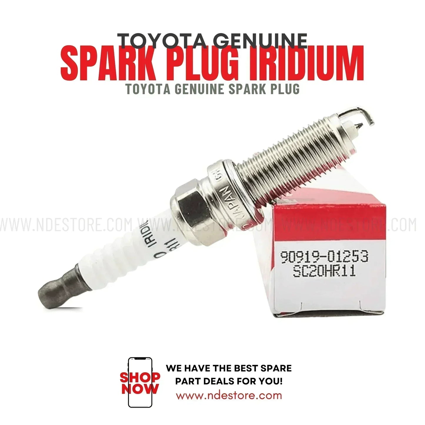 SPARK PLUG DENSO IRIDIUM FOR TOYOTA COROLLA ALTIS 1800CC (4 PIECES) - ndestore.com