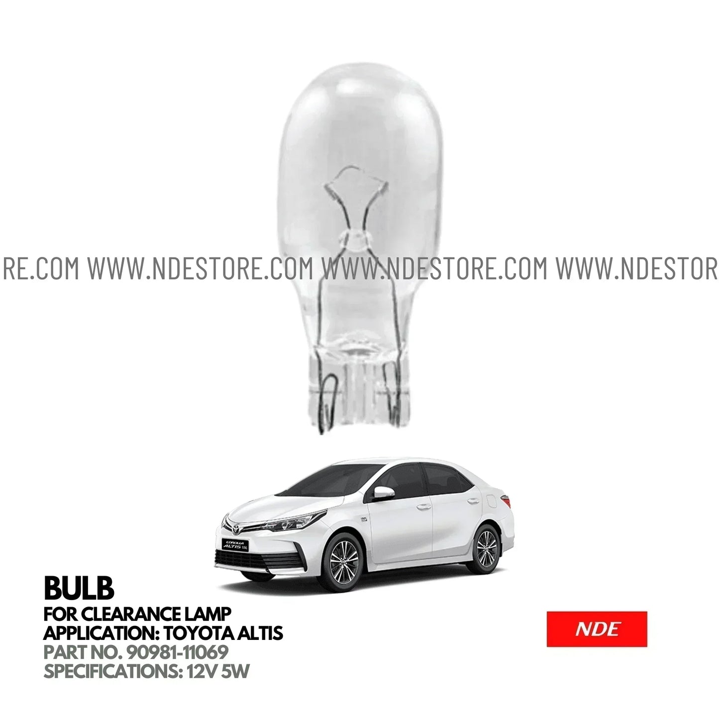 BULB TURN SIGNAL FOR TOYOTA ALTIS - ndestore.com