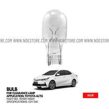 BULB TURN SIGNAL FOR TOYOTA ALTIS - ndestore.com