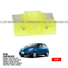 FUSE BLOCK 20A FOR TOYOTA VITZ KSP90 (2005-2010) - ndestore.com