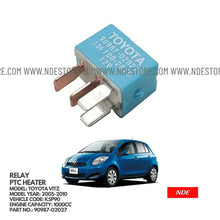 RELAY, PTC HEATER FOR TOYOTA VITZ KSP90 (2005-2010) - ndestore.com