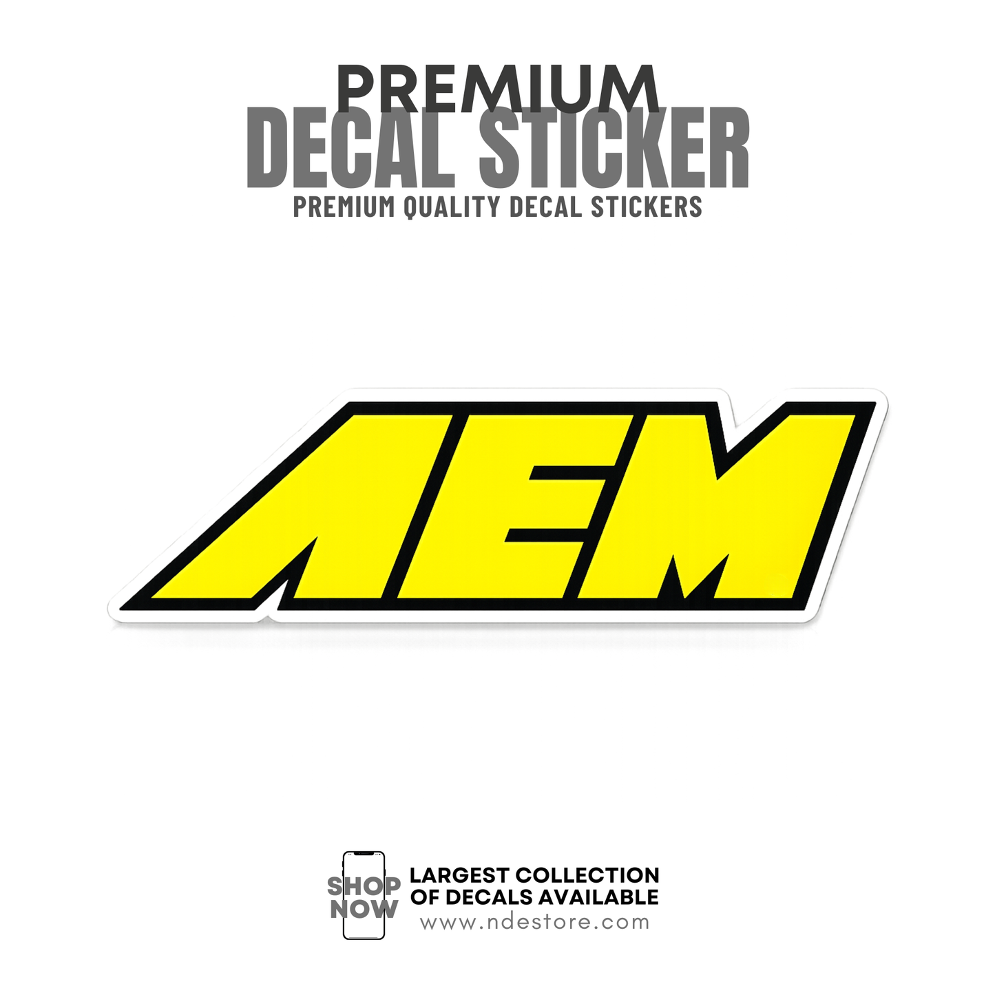 STICKER DECAL AEM