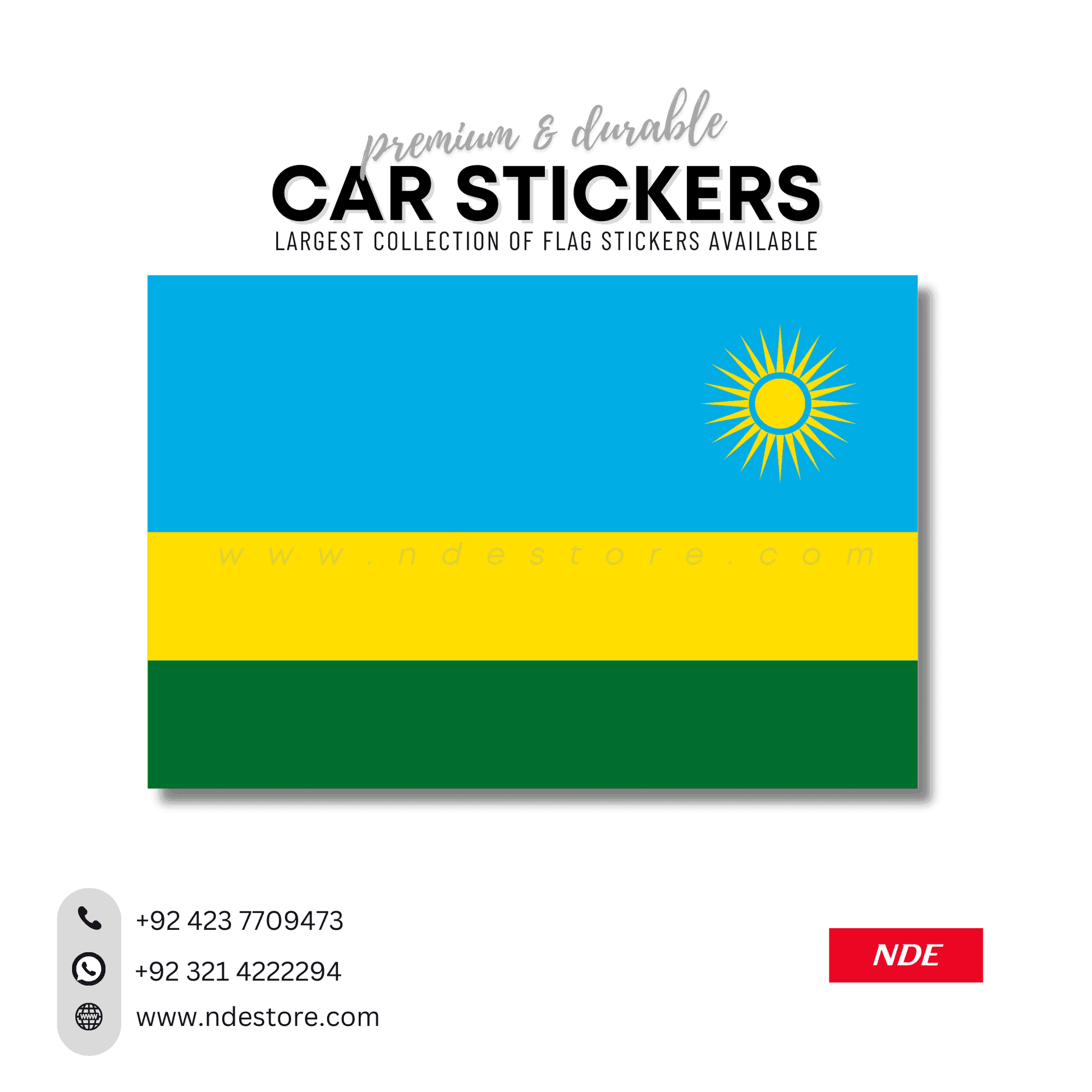 STICKER AFRICAN COUNTRIES FLAG - ndestore.com
