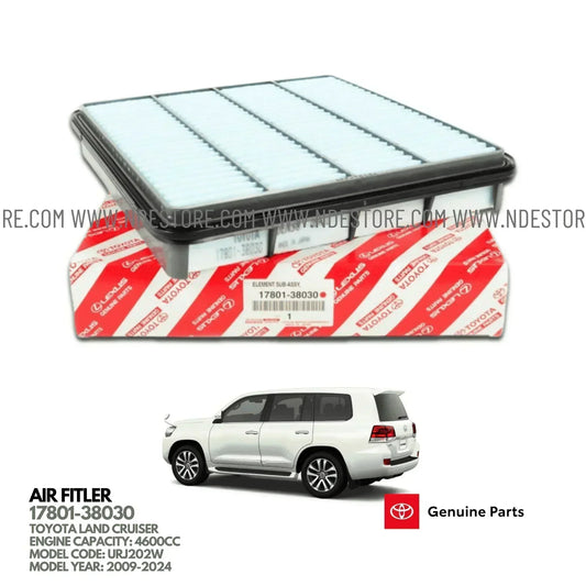 AIR FILTER ELEMENT GENUINE FOR TOYOTA LAND CRUISER 4600CC (2008-2025) - ndestore.com