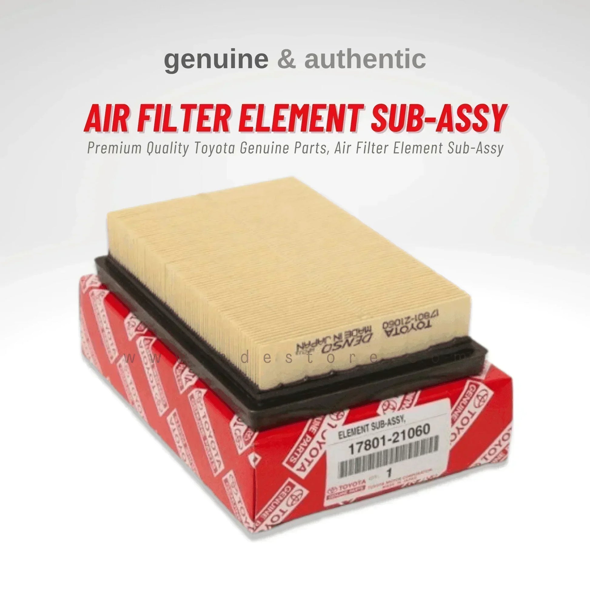 AIR FILTER ELEMENT GENUINE 1000CC FOR TOYOTA PASSO (2010-2025) - ndestore.com