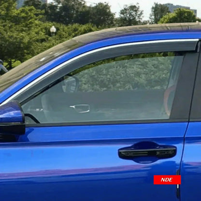 AIR PRESS BLACK TINTED DOOR WINDOW VISOR FOR SUZUKI BALENO - ndestore.com