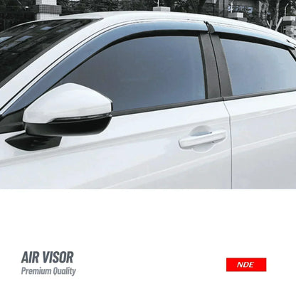 AIR PRESS BLACK TINTED DOOR WINDOW VISOR FOR SUZUKI CULTUS (2018-2025) - ndestore.com