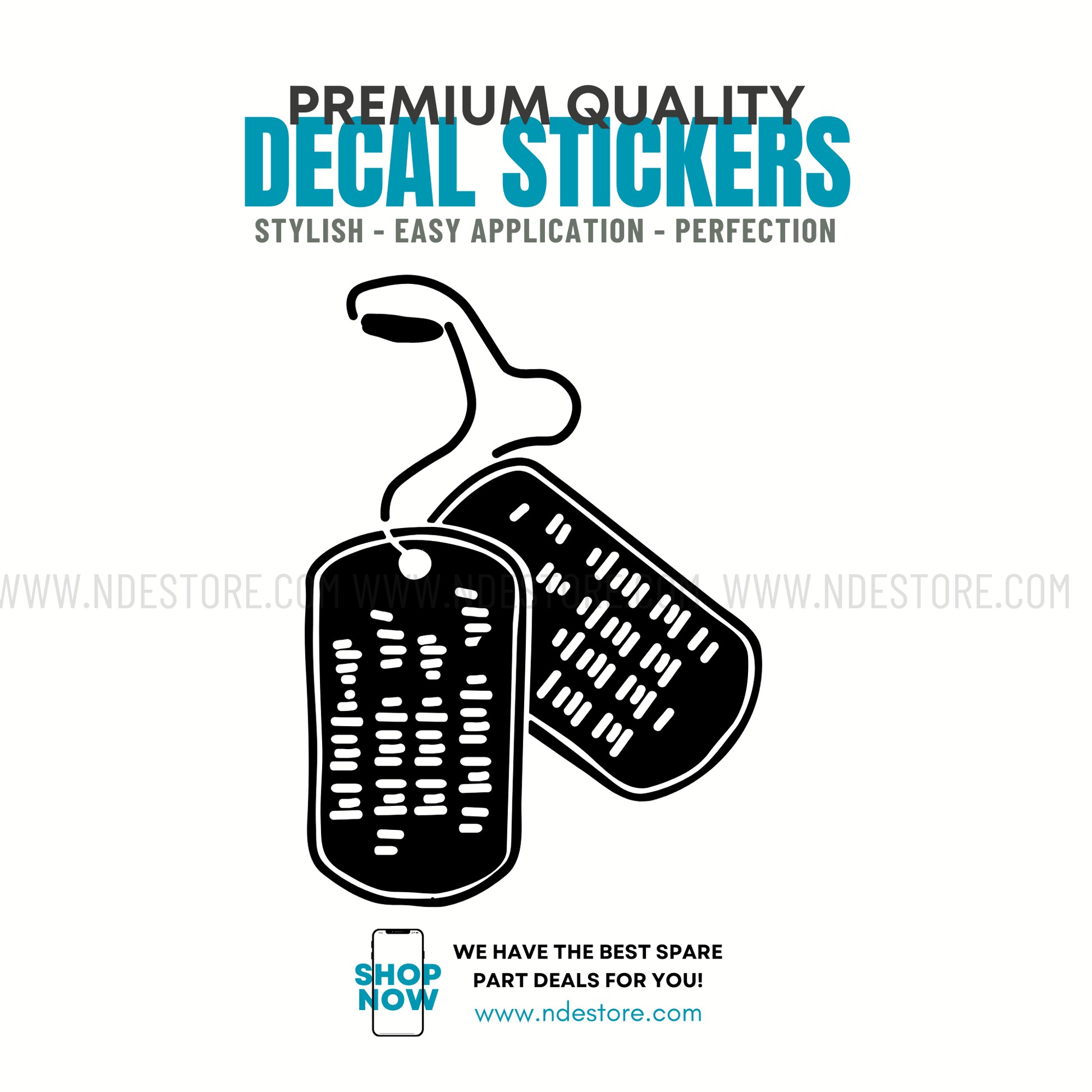 STICKER DOG TAGS - ndestore.com