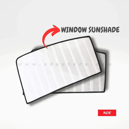SUN SHADE WHITE WRINKLE FOR HYUNDAI SANTRO - ndestore.com