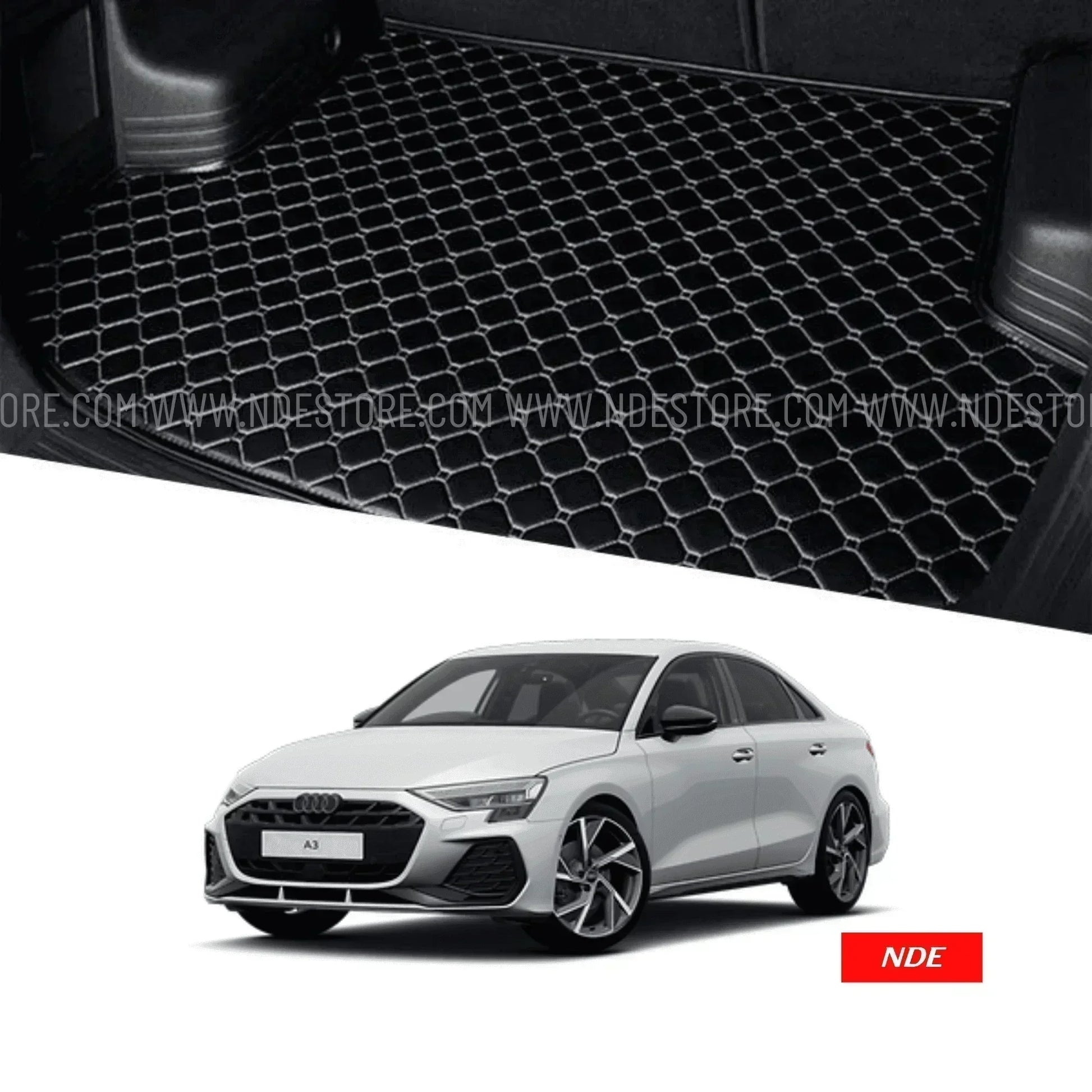 TRUNK FLOOR MAT 7D STYLE FOR AUDI A3 - ndestore.com