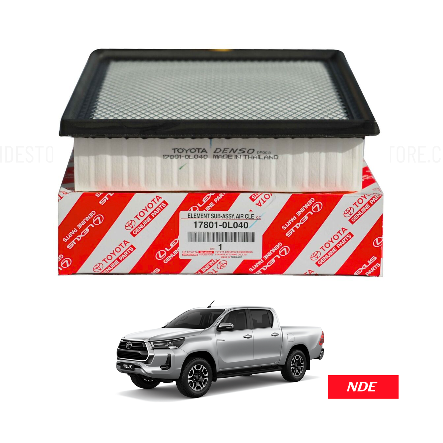 AIR FILTER ELEMENT GENUINE FOR TOYOTA HILUX REVO