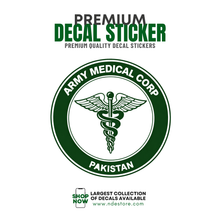 STICKER DECAL ARMY MEDICAL CORP